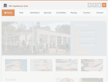 Tablet Screenshot of gkvapeldoornzuid.nl